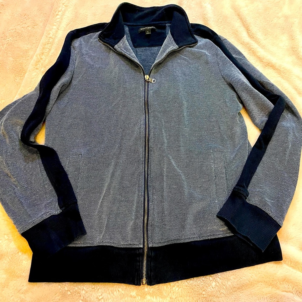 Banana Republic Men’s textured zip-up